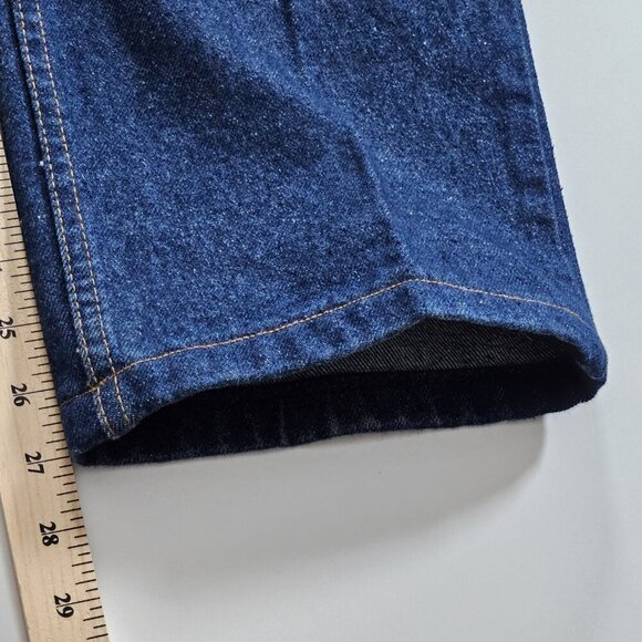 Levi's 619 VTG Jeans Mens 38x30 (27) Dark Blue Orange Tab Straight Rigid Denim - Picture 5 of 16